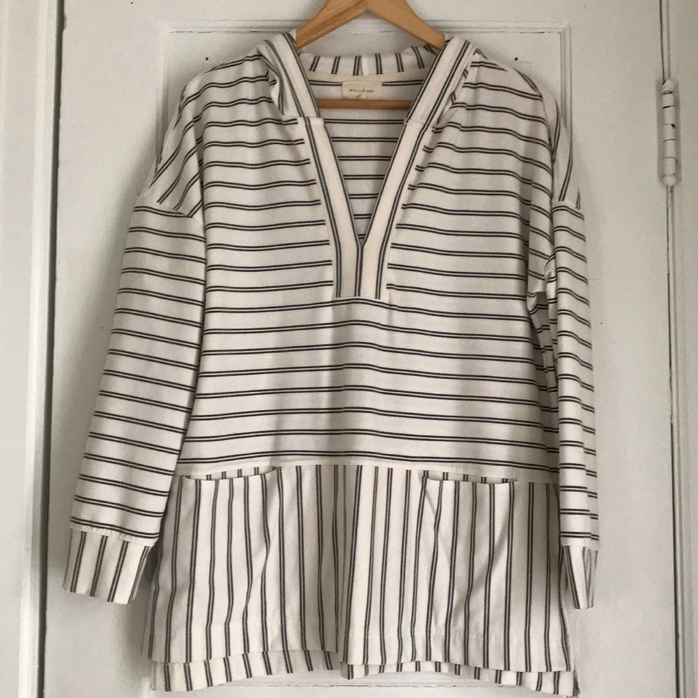Multi-stripe hoodie